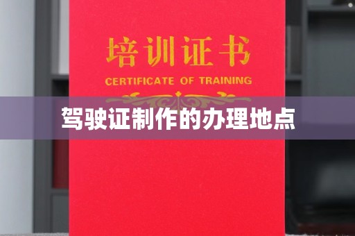 武昌驾驶证制作的办理地点